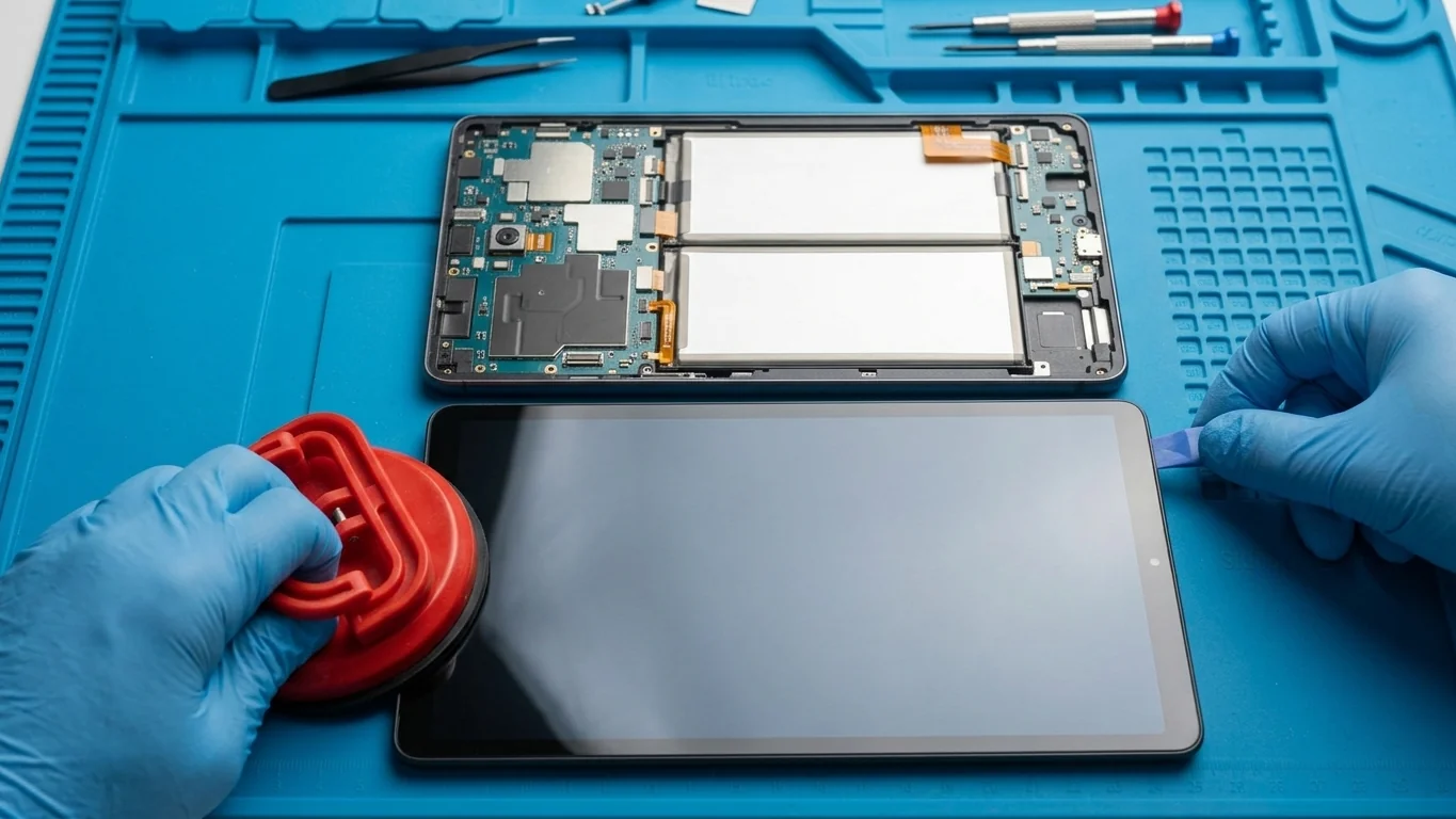 Manutenção e troca de display — tablet na Startech Soluções, assistência técnica na Aldeota, Fortaleza
